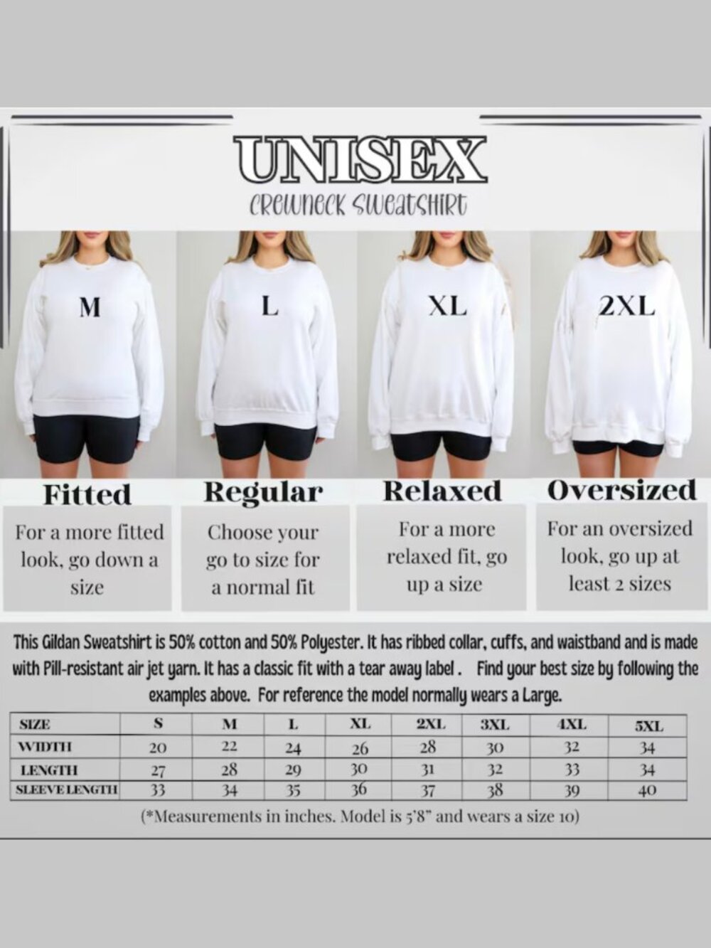 Custom Gift Sweatshirt Personalized Black Crewneck Cozy Aesthetic Pullover Women - Picture 3 of 3